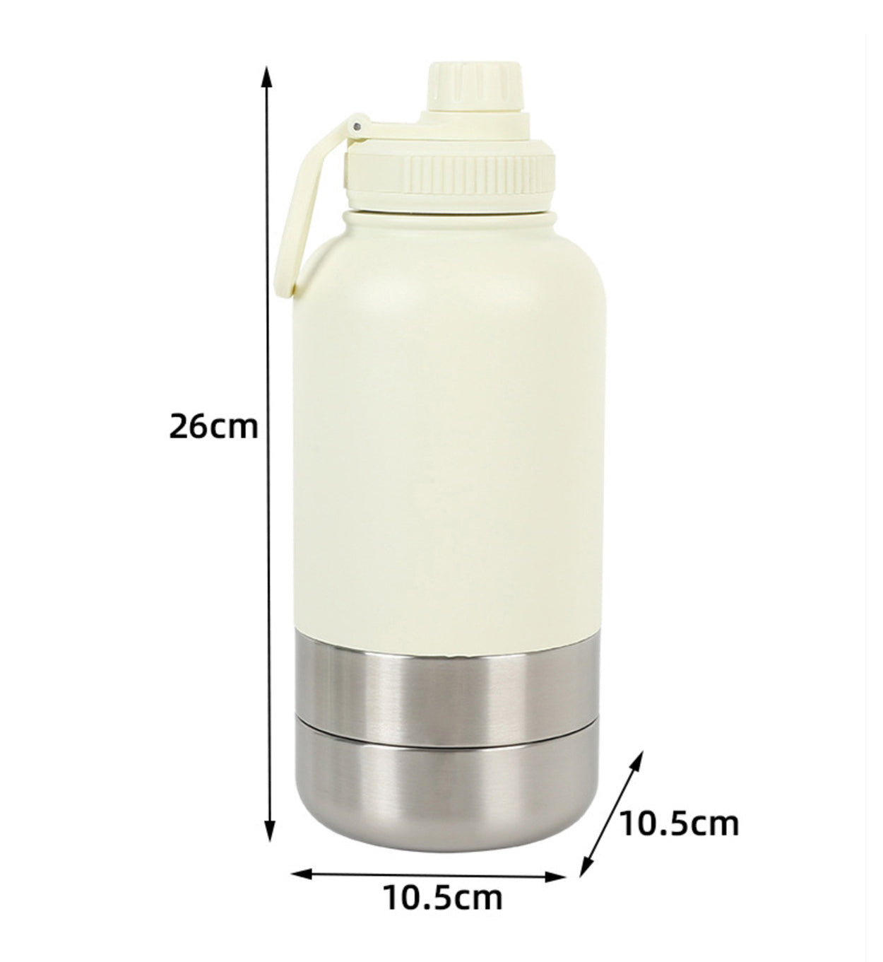 Stainless Steel Insulated Thermos Bottle for Pet Outdoor Adventures