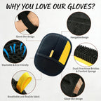 Pet static hair removal gloves, household carpets, sofas, hair grooming brushes