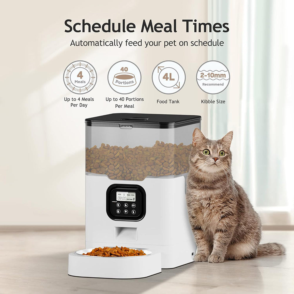 WiFi Smart Automatic Pet Feeder – APP Control with Intelligent Scheduling