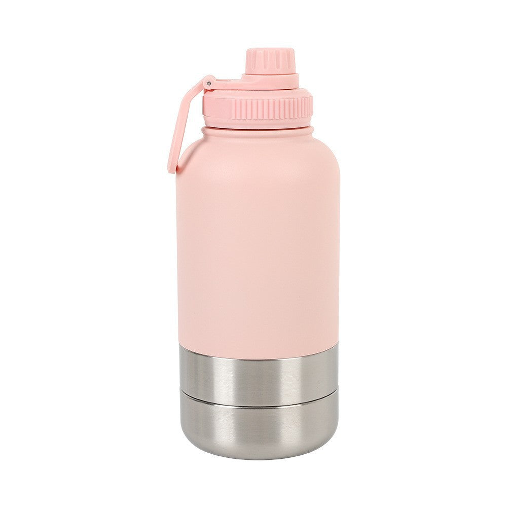 Stainless Steel Insulated Thermos Bottle for Pet Outdoor Adventures