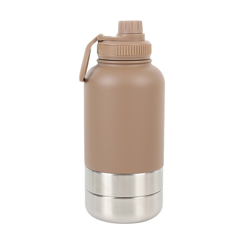 Stainless Steel Insulated Thermos Bottle for Pet Outdoor Adventures