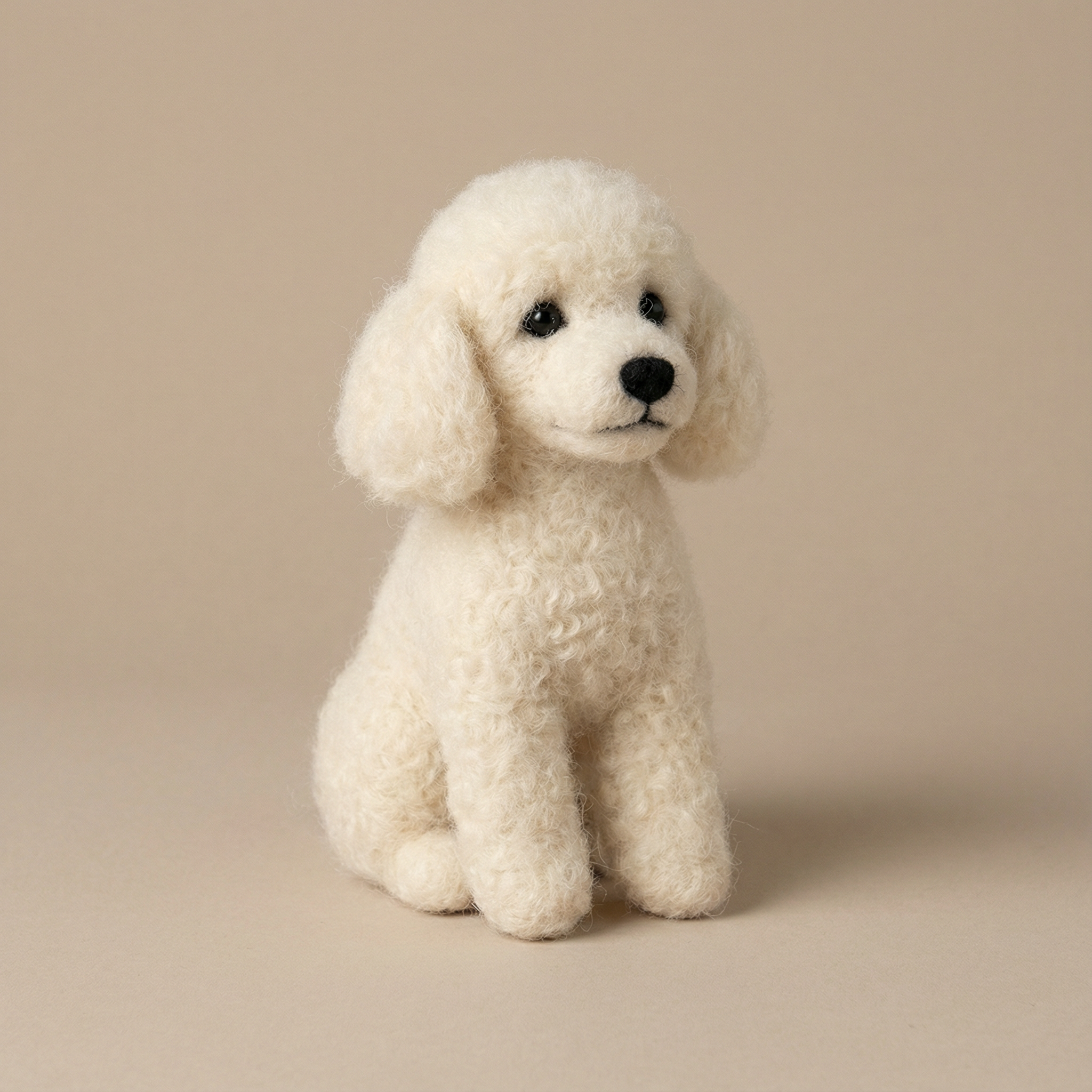 Handmade Needle Felted Pet from Photo – Personalized Dog or Cat Keepsake