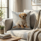 Personalized Pet Pillow from Photo – Custom Dog or Cat Cushion Cover