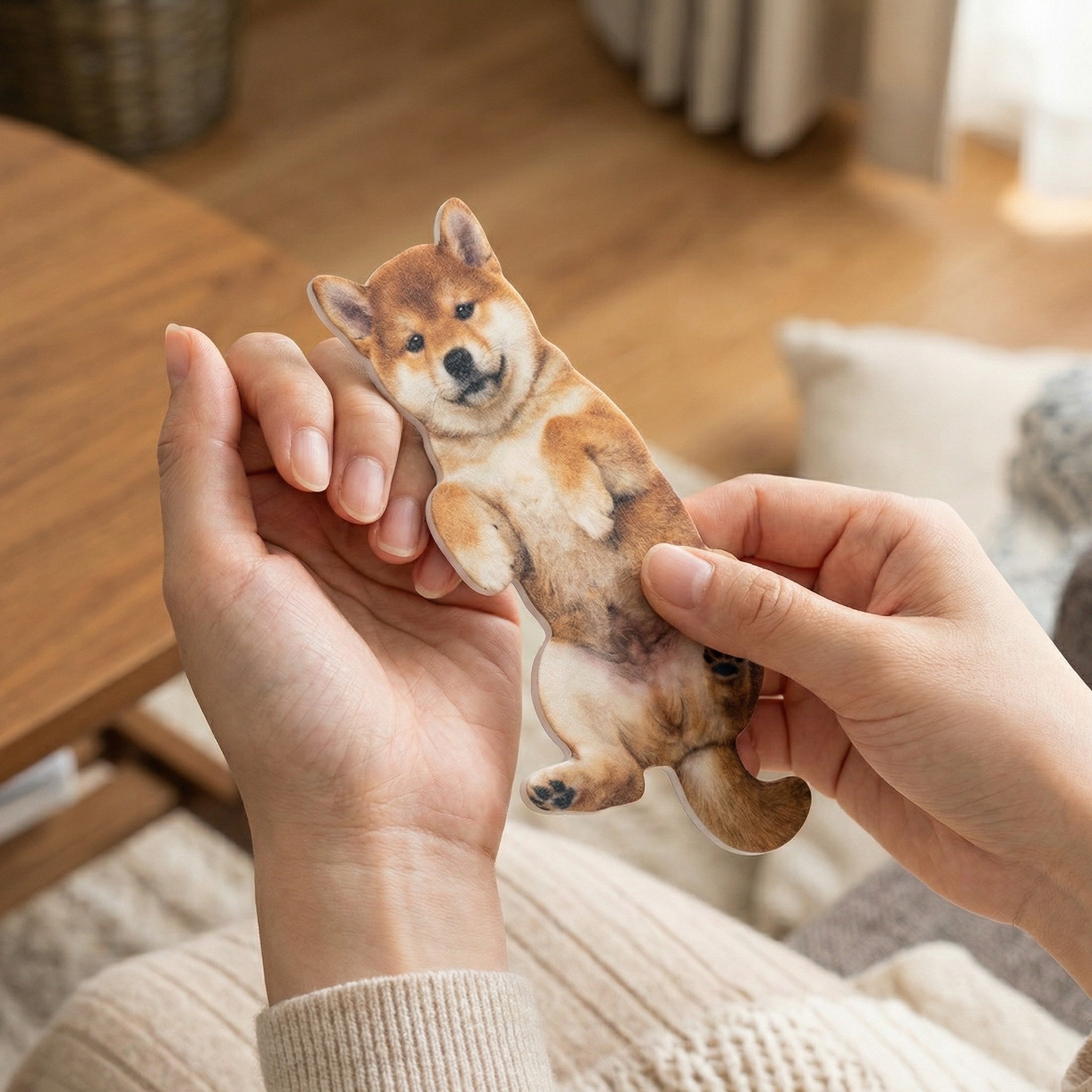 Cute Pet‑Shaped Nail File with Fluffy Belly – Adorable Animal Nail Buffer