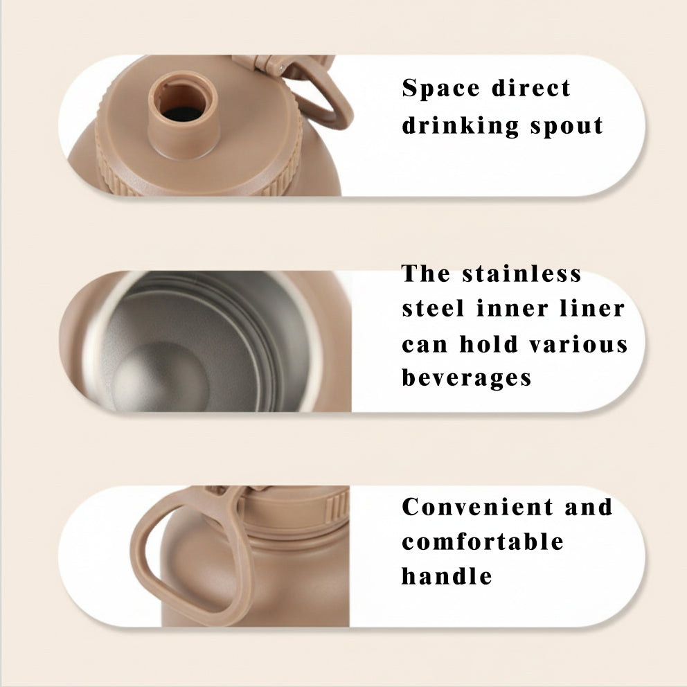 Stainless Steel Insulated Thermos Bottle for Pet Outdoor Adventures