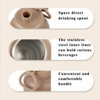 Stainless Steel Insulated Thermos Bottle for Pet Outdoor Adventures