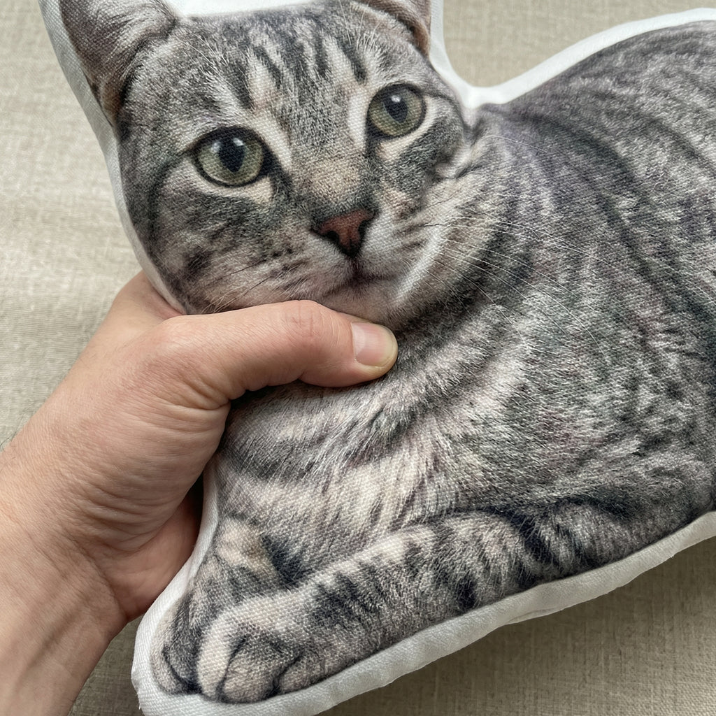 Personalized Pet Pillow – Custom Cat or Dog Photo Cushion