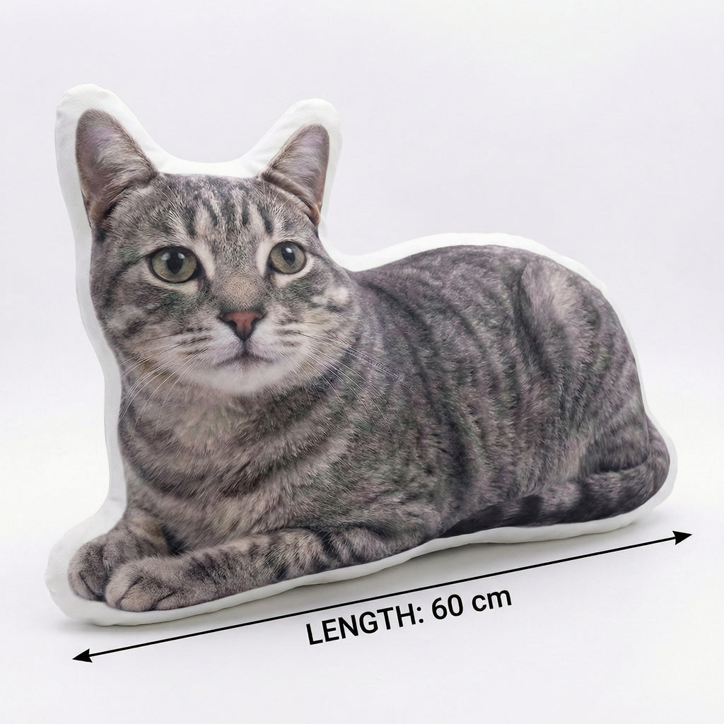 Personalized Pet Pillow – Custom Cat or Dog Photo Cushion