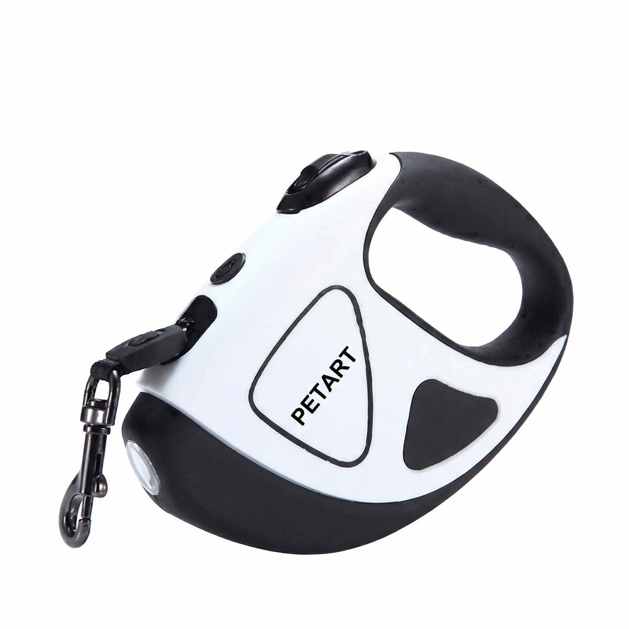 Automatic retractable pet leash with LED lights