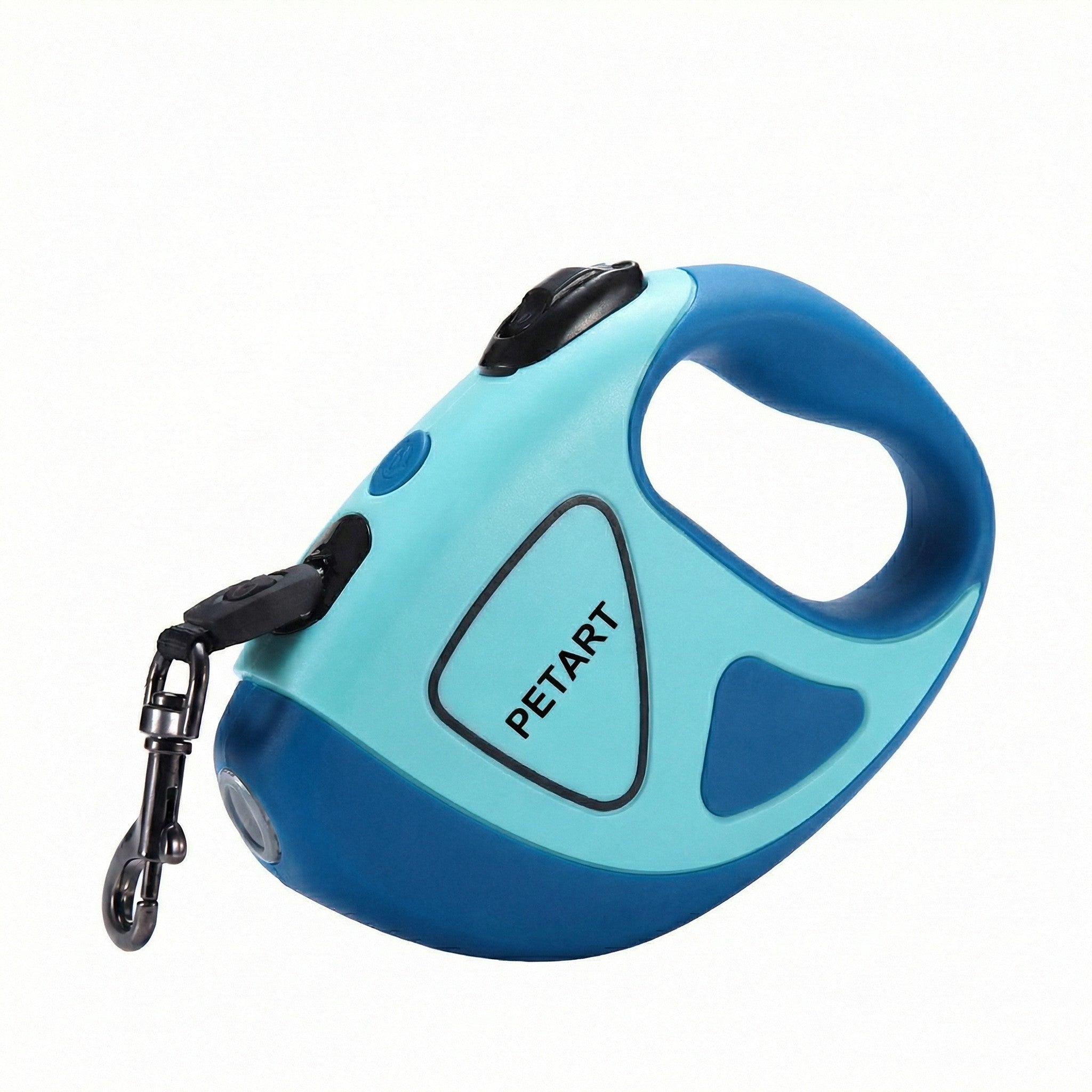 Automatic retractable pet leash with LED lights