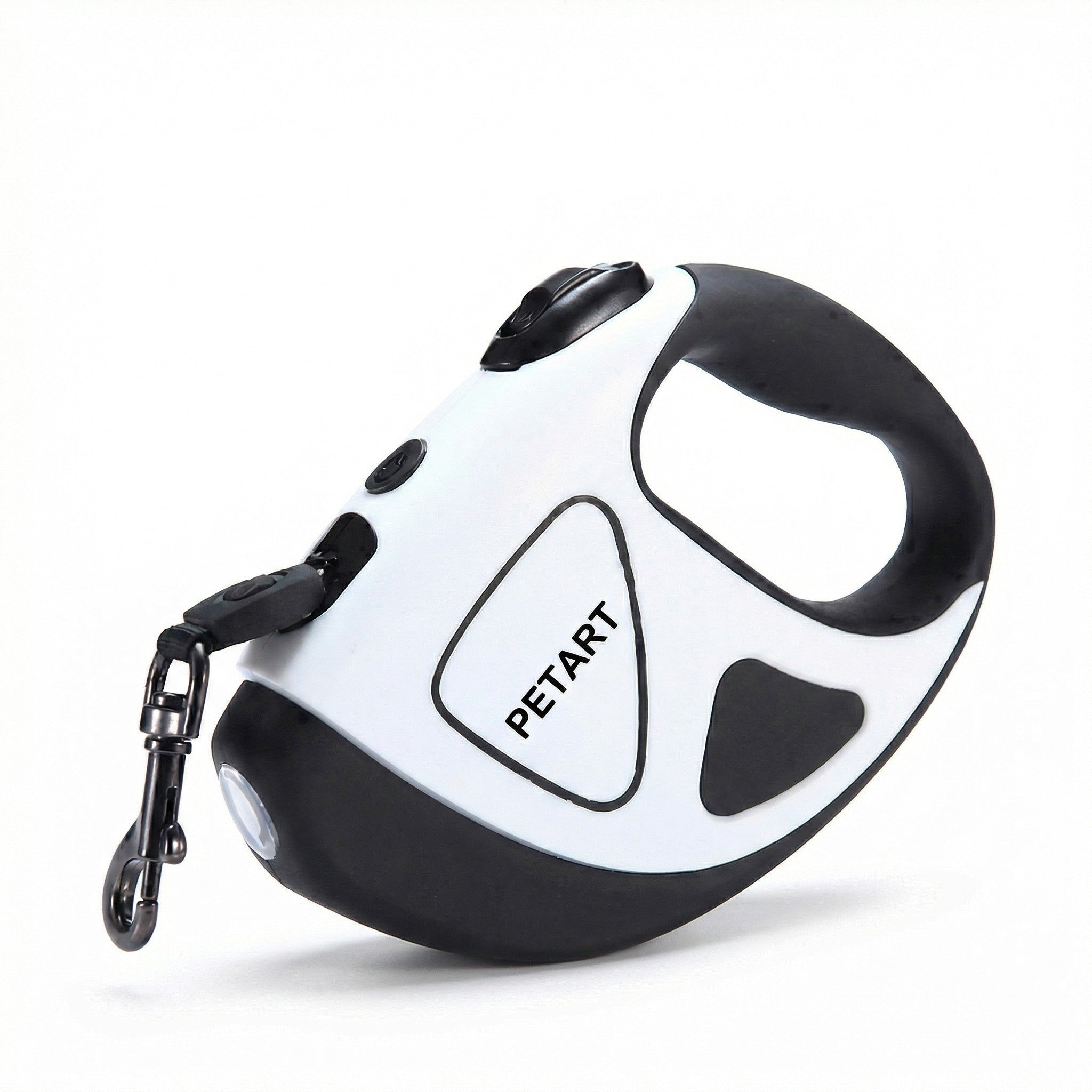 Automatic retractable pet leash with LED lights