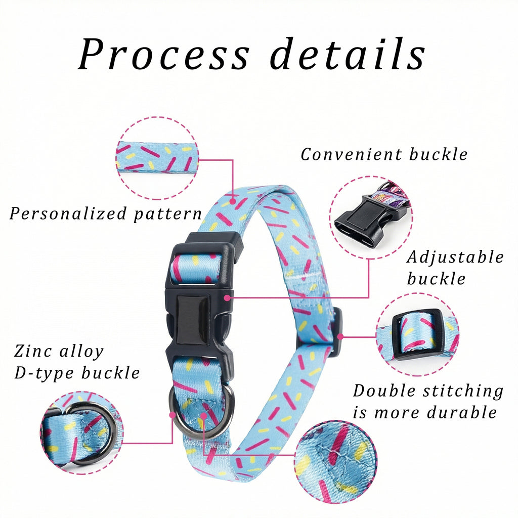Pet dog collar harness leash