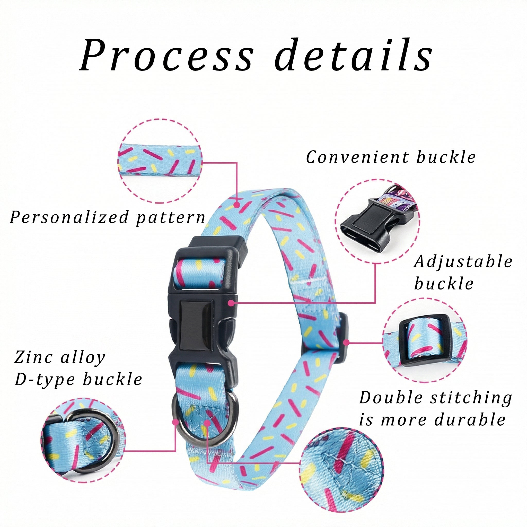 Pet dog collar harness leash